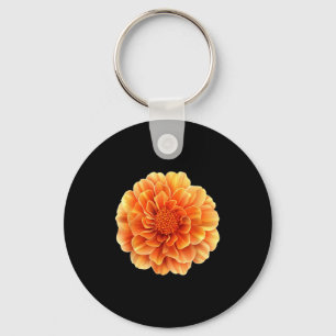 Söt Marigold Flower Season Nyckelring