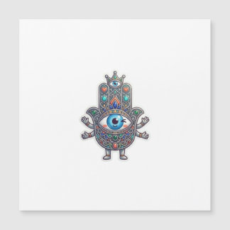 Söt marockansk Amazigh Hamsa Ond Ögon Kawaii-dekal