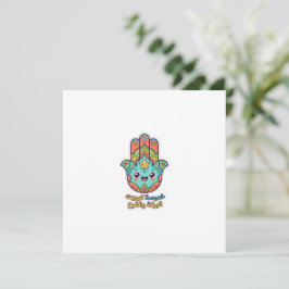 Söt marockansk Kawaii Hamsa Hamsa Hand-dekal Inbjudningar