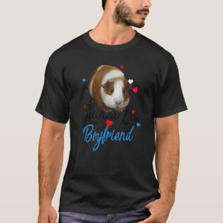 Söt marsvin pojkvän kostym Män marsvin T Shirt
