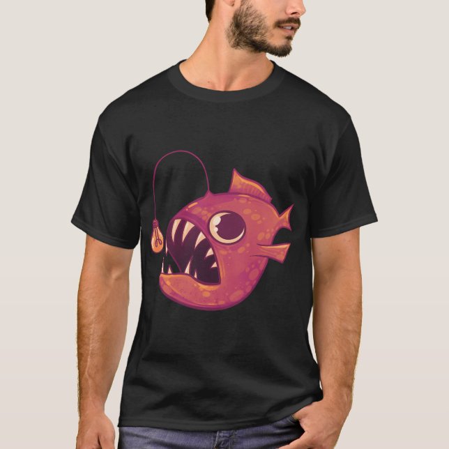 Söt marulk (röd) t shirt (Framsida)