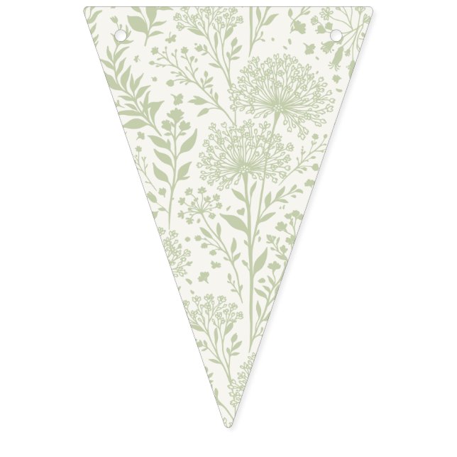 Söt Maskros Mjuk Oliv - Neutral Vimplar (Första flaggan)
