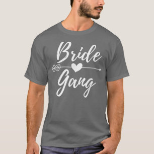 Söt matchande brudgäng för möhippa t shirt