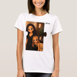 Söt Matchande Familj Födelsedags T-Shirt Personlig