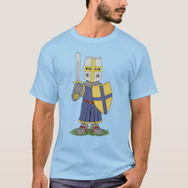 Söt medeltida riddare t shirt