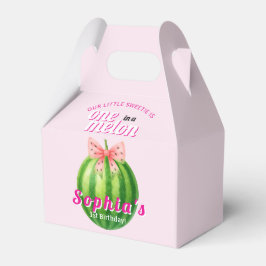 Söt Melon Första Födelsedagsfest Presentaskar