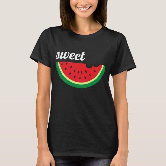 Söt Melon Seeds Fruit Vitamins Fruit T Shirt (Framsida)