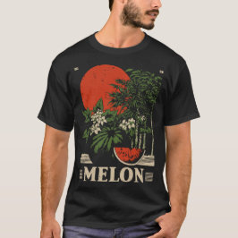 Söt Melon Sommarfrukt, Vintage T Shirt