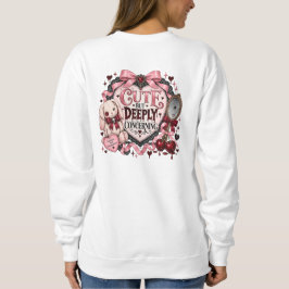 Söt men djupt oroande Coquette-sweatshirt T Shirt