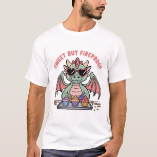 Söt men eldsäker Drakbagare Roligt bakpresent T Shirt
