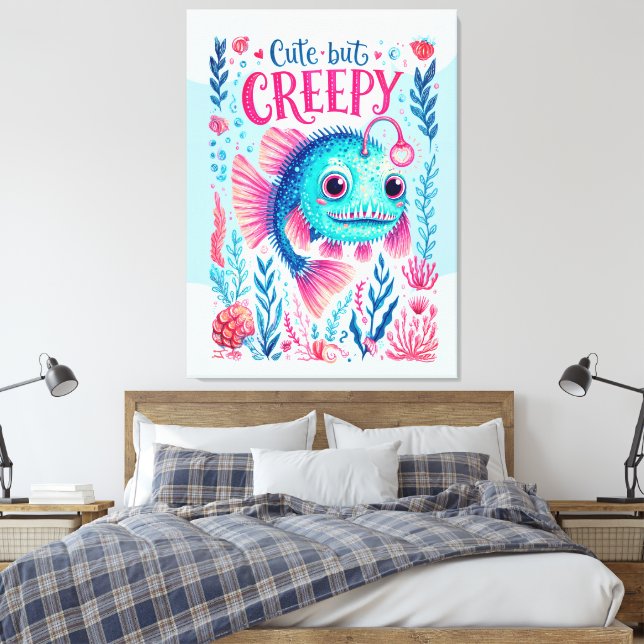 Söt men kuslig canvastryck (Insitu (sovrum))