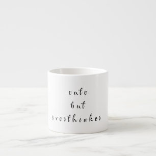 söt men övertänksam espressomugg