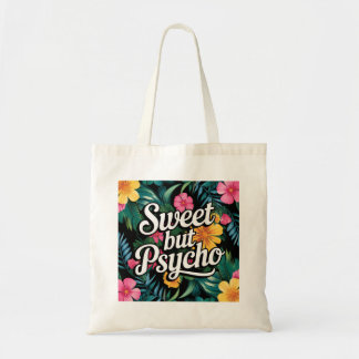 Söt men psykofashionable Tote Bag Tygkasse