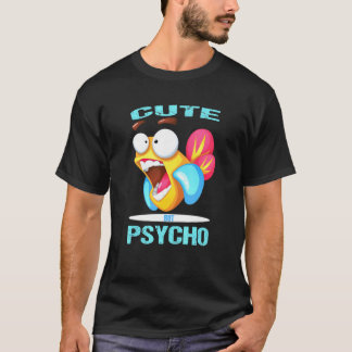Söt Men Psykopat Psykologi Söt Men Psykopat Fisk T Shirt