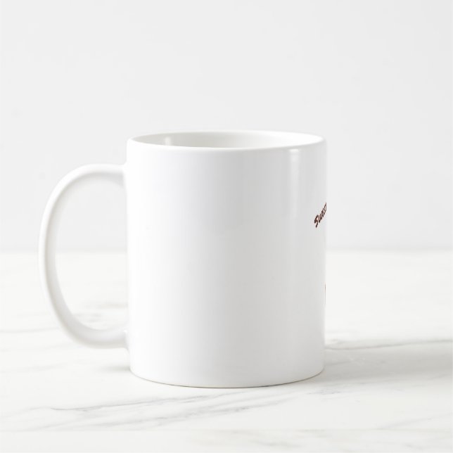 Söt men psykotisk ananas kaffemugg (Vänster)