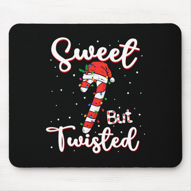 Söt, men Twisted, Candy cane Julafton Musmatta (Framsidan)