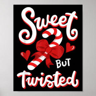 Söt, men Twisted, Candy cane Julafton Poster