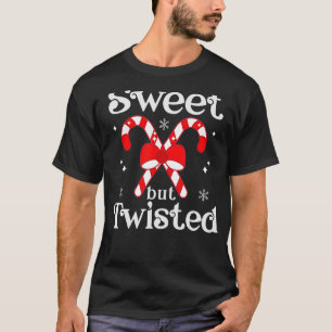 Söt, men Twisted Candy cane-julen T Shirt
