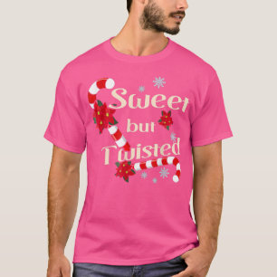 Söt men twisted Candy cane Stocking Stuffer Chri T Shirt