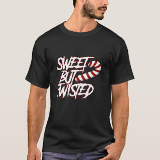 Söt, men Twisted Funny Candy cane Peppermint Long T Shirt