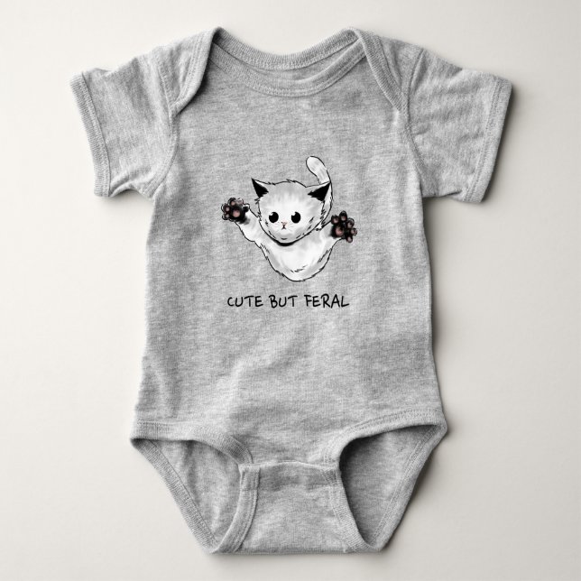 Söt Men Vild T Shirt (Framsida)