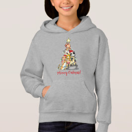 Söt Meowy Catmas Katter Julgran T Shirt