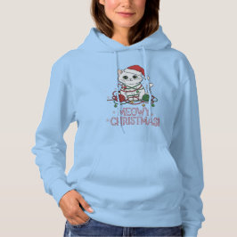 Söt Meowy Julkatt T Shirt