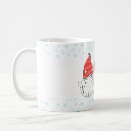 söt Meowy julkattsmugg Kaffemugg