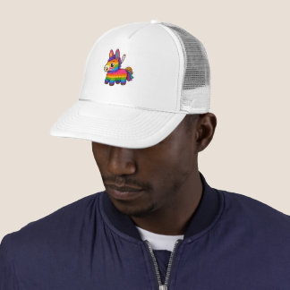 Söt mexikansk piñata-grafisk t-shirt för tjejer | keps