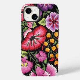 Söt Mexikanska Embroidery Colorful Flowers