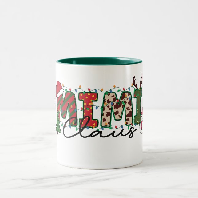 Söt Mimi Claus Två-Tonad Mugg (Center)