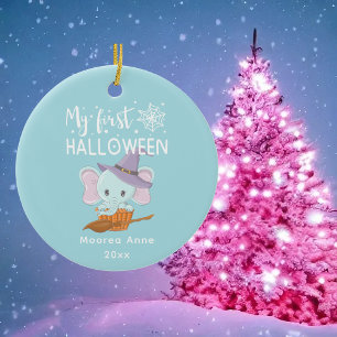 Söt Min Första Halloween Moderna Bebis Julgransprydnad Keramik