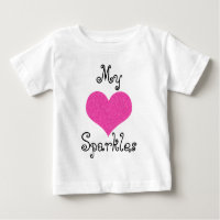 söt min hjärtskärpa, baby tshirt