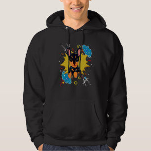 Söt Min Pin Husdjur Hund Ägare Hund Min Pinscher Hoodie