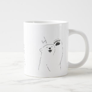 söt minimal design mugg jumbo mugg