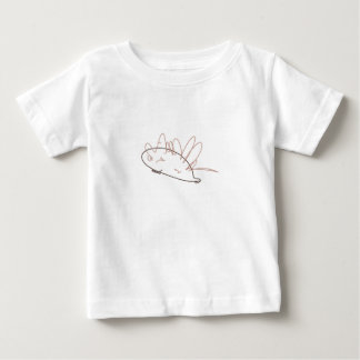 Söt minimalistisk igelkottkrabbel för barn t shirt