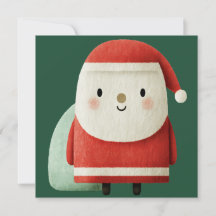 Söt minimalistisk jultomte