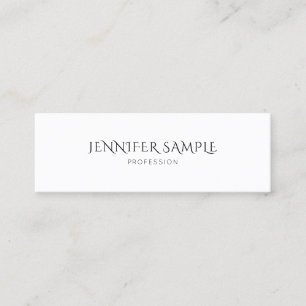 Söt Minimalistisk Professionell för design, vanlig Mini Visitkort