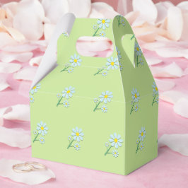 Söt minimalistisk vår tusensköns blomster presentaskar