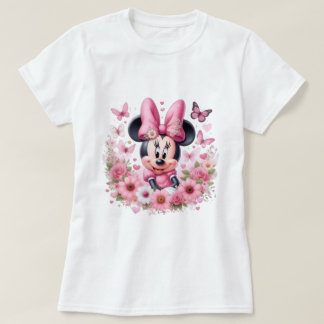 Söt Minnie Mouse Grafisk T-Shirt