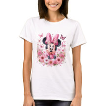 Söt Minnie Mouse Grafisk T-Shirt