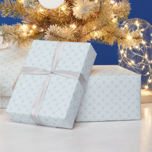 Söt Mint Grönt Snöflingor Ljust grönt jul Presentpapper