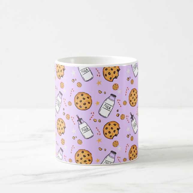 Söt mjölk och kakor julmugg för varma drycker kaffemugg (Center)