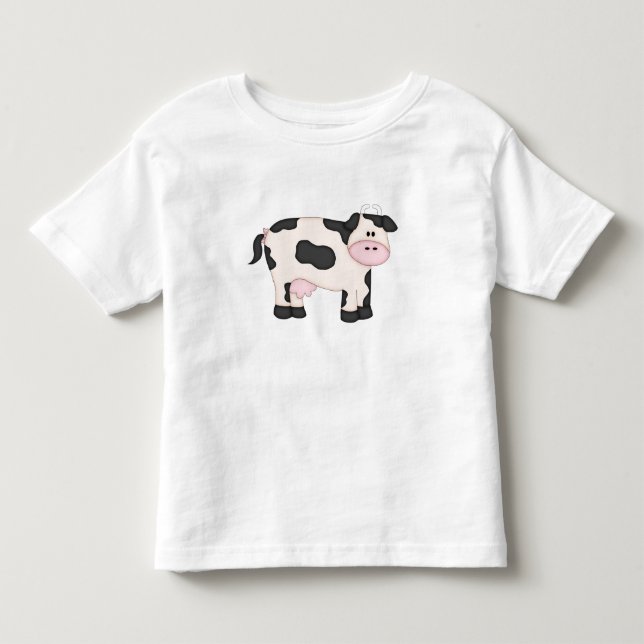 Söt mjölkko tee shirt (Framsida)