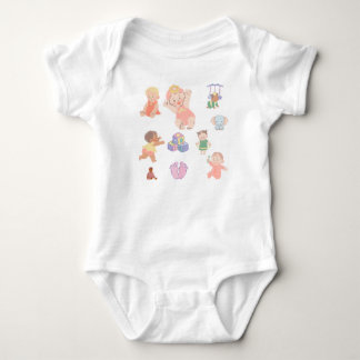 Söt & Mjuk Baby Onesie – Bella+Canvas Tri-Blen T Shirt