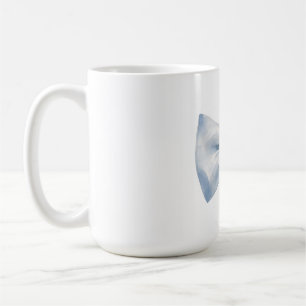 Söt Mjuk Blå Akvarell Band Slinga Coquette Estetik Kaffemugg