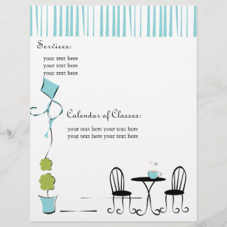 Söt Mjuk blå dörr Reklamblad