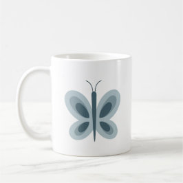 Söt Mjuk Grön Fjäril Jag Älskar Mamma Anpassad Kaf Kaffemugg