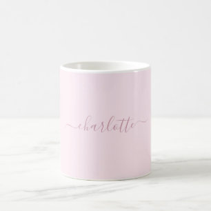 Söt Mjuk Rosa och  Kaffemugg