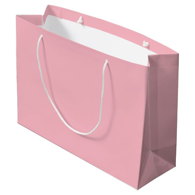 Söt Mjuk Rosa Stor Presentpåse (Baksidan Vinklad)